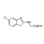 CAS#: 175841-13-1, 5-Chloro-N-(2-Propyn-1-Yl)-1,3-Benzothiazol-2-Amine