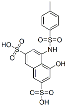 CAS 登录号：17618-71-2， 8-(4-甲基苯基磺酰氨基)-1-萘酚-3,6-二磺酸
