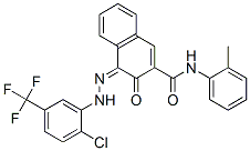 CAS 登录号：17618-85-8， (4Z)-4-[[2-氯-5-(三氟甲基)苯基]亚肼基]-N-(2-甲基苯基)-3-氧代-萘-2-甲酰胺