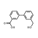 CAS#: 176212-48-9, 3'-(Hydroxymethyl)-3-Biphenylcarboxylic Acid