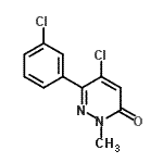 CAS#: 176299-96-0, 5-Chloro-6-(3-Chlorophenyl)-2-Methyl-3(2H)-Pyridazinone
