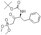 CAS 登录号：176504-90-8， N-[(1S)-3-(二甲氧基亚膦酰)-2-氧代-1-(苯基甲基)丙基]-氨基甲酸叔丁酯