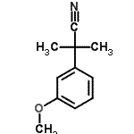 CAS#: 17653-93-9, 2-(3-Methoxyphenyl)-2-Methylpropanenitrile