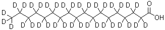 CAS 登录号：17660-51-4， (<sup>2</sup>H<sub>35</sub>)十八烷酸