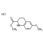 CAS#: 176641-34-2, Methyl 6-Methoxy-1,2,3,4-Tetrahydro-2-Quinolinecarboxylate Hydrochloride (1:1)