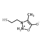 CAS#: 176658-78-9, 4-Methyl-3-(2-Sulfanylethyl)-2,3-Dihydro-1,2,3-Oxadiazol-2-Ium-5-Olate