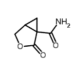 CAS 登录号：176728-08-8， 2-氧代-3-氧杂双环[3.1.0]己烷-1-甲酰胺
