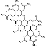 CAS#: 17690-94-7, 2,3,4,6-Tetra-O-Acetylhexopyranosyl-(1->4)-2,3,6-Tri-O-Acetylhexopyranosyl-(1->4)-1,2,3,6-Tetra-O-Acetylhexopyranose