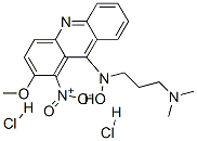 CAS 登录号:176915-28-9, N-(3-二甲基氨基丙基)-N-(2-甲氧基-1-硝基吖啶-9-基)羟胺二盐酸盐