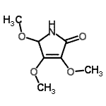 CAS 登录号：177087-48-8， 3,4,5-三甲氧基-1,5-二氢-2H-吡咯-2-酮