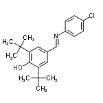 CAS#: 177170-34-2, 4-{(E)-[(4-Chlorophenyl)Imino]Methyl}-2,6-Bis(2-Methyl-2-Propanyl)Phenol