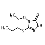 CAS#: 177175-51-8, 4-Ethoxy-5-(Propylsulfanyl)-2,4-Dihydro-3H-1,2,4-Triazol-3-One