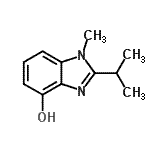 CAS 登录号：177478-08-9， 2-异丙基-1-甲基-1H-苯并咪唑-4-醇