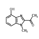 CAS 登录号：177478-25-0， 1-(4-羟基-1-甲基-1H-苯并咪唑-2-基)乙酮