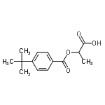 CAS#: 177664-56-1, 2-{[4-(2-Methyl-2-Propanyl)Benzoyl]Oxy}Propanoic Acid