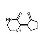CAS 登录号：177901-97-2， (3E)-3-(2-氧代环戊基亚基)-2-哌嗪酮