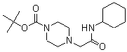 CAS 登录号：177971-60-7， 4-[2-(环己基氨基)-2-氧代乙基]-1-哌嗪羧酸叔丁酯