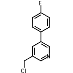 CAS#: 177976-33-9, 3-(Chloromethyl)-5-(4-Fluorophenyl)Pyridine