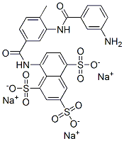 CAS#: 17804-51-2, Trisodium 8-[[3-[(3-Aminobenzoyl)Amino]-4-Methylbenzoyl]Amino]Naphthalene-1,3,5-Trisulphonate