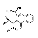 CAS 登录号：178244-37-6， N-乙酰基-N-(2-异丙基-4-氧代-3(4H)-喹唑啉基)乙酰胺