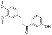 CAS 登录号：178445-80-2， 3-(3,4-二甲氧基苯基)-1-(3-羟基苯基)丙-2-烯-1-酮