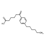 CAS#: 178686-77-6, 6-(4-Hexylphenyl)-6-Oxohexanoic Acid