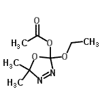 CAS#: 178752-07-3, 2-Ethoxy-5,5-Dimethyl-2,5-Dihydro-1,3,4-Oxadiazol-2-Yl Acetate