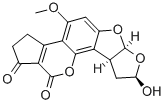 CAS#: 17878-54-5, (6aS-(6aalpha,8beta,9aalpha))-2,3,6a,8,9a-Hexahydro-8-hydroxy-4-methoxycyclopenta(c)furo(3',2':4,5)furo(2,3-h)(1)benzopyran-1,11-dione