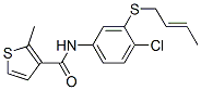 CAS#: 178870-03-6, N-[3-[(E)-But-2-Enyl]Sulfanyl-4-Chlorophenyl]-2-Methylthiophene-3-Carboxamide