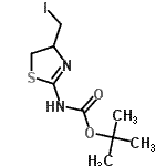 CAS#: 179116-01-9, 2-Methyl-2-Propanyl [4-(Iodomethyl)-4,5-Dihydro-1,3-Thiazol-2-Yl]Carbamate