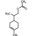 CAS 登录号：17916-91-5， 2-(4-甲基-3-环己烯-1-基)丙基乙酸酯