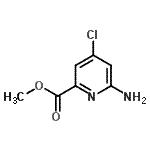 CAS#: 179555-07-8, Methyl 6-Amino-4-Chloro-2-Pyridinecarboxylate