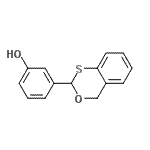 CAS#: 179871-85-3, 3-(4H-3,1-Benzoxathiin-2-Yl)Phenol