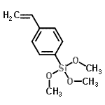 CAS#: 18001-13-3, Trimethoxy(4-Vinylphenyl)Silane