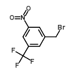 CAS 登录号：180146-67-2， 1-(溴甲基)-3-硝基-5-(三氟甲基)苯