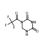 CAS 登录号：180177-50-8， 1-(三氟乙酰基)-1,3,5-三嗪烷-2,4-二酮