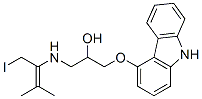 CAS#: 180252-46-4, 1-(9H-Carbazol-4-Yloxy)-3-[(1-Iodo-3-Methylbut-2-En-2-Yl)Amino]Propan-2-Ol