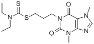 CAS#: 180301-45-5, 3-(3,7-Dimethyl-2,6-Dioxopurin-1-Yl)Propyl Diethylaminomethanedithioate