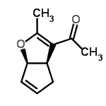 CAS 登录号：180333-07-7， 1-[(3aR,6aR)-2-甲基-4,6a-二氢-3aH-环戊二烯并[b]呋喃-3-基]乙酮