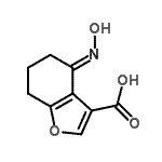 CAS#: 180339-31-5, (4E)-4-(Hydroxyimino)-4,5,6,7-Tetrahydro-1-Benzofuran-3-Carboxylic Acid
