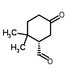 CAS 登录号：180475-47-2， (1S)-2,2-二甲基-5-氧代环己烷甲醛