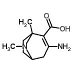 CAS#: 180633-51-6, 3-Amino-1,8-Dimethyl-8-Azabicyclo[3.2.1]Oct-2-Ene-2-Carboxylic Acid