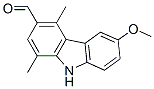 CAS 登录号：18073-15-9， 6-甲氧基-1,4-二甲基-9H-咔唑-3-甲醛