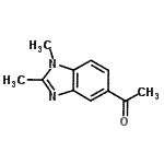 CAS#: 18076-20-5, 1-(1,2-Dimethylbenzimidazol-5-Yl)Ethanone