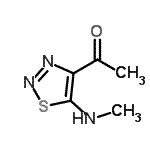 CAS 登录号：18076-41-0， 1-[5-(甲基氨基)-1,2,3-噻二唑-4-基]乙酮