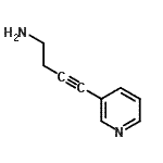 CAS 登录号：180915-59-7， 4-(3-吡啶基)-3-丁炔-1-胺