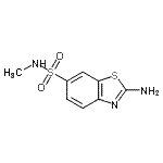 CAS#: 18101-53-6, 2-Amino-N-Methyl-1,3-Benzothiazole-6-Sulfonamide