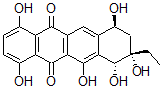 CAS#: 18118-77-9, 8-Ethyl-1,4,6,7,8,10-Hexahydroxy-7,8,9,10-Tetrahydro-5,12-Naphthacenedione