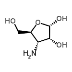CAS#: 181229-69-6, 3-Amino-3-Deoxy-alpha-D-Ribofuranose