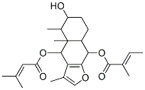 CAS#: 18142-27-3, [6-Hydroxy-3,4a,5-trimethyl-4-(3-methylbut-2-enoyloxy)-5,6,7,8,8a,9-hexahydro-4H-benzo[f][1]benzoxol-9-yl] (E)-2-methylbut-2-enoate